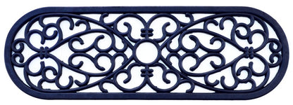 10" X 30" Black Rubber Outdoor Door Mat
