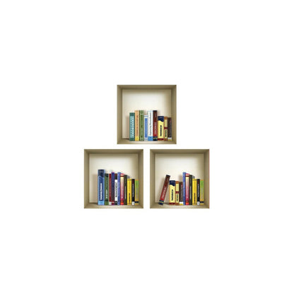 Set of Three Tina Niche 3D Square Peel and Stick Wall Decals
