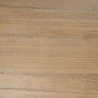 55" Natural Solid Wood Oval Coffee Table