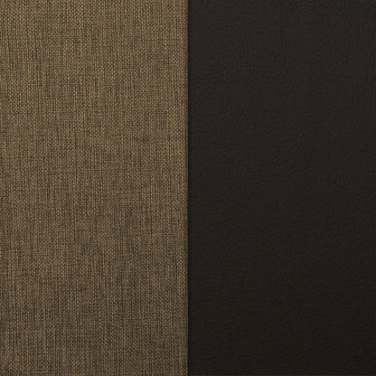 90" Brown Chenille And Faux Leather Convertible Futon Sleeper Sofa And Toss Pillows With Storage