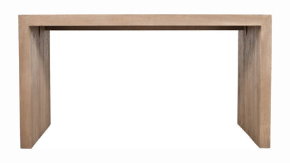 56" Ivory Reclaimed Wood Sled Writing Desk
