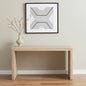 56" Ivory Reclaimed Wood Sled Writing Desk