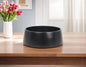 Cuenco redondo de madera negra de 14" para centro de mesa
