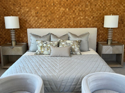 Brown 3D Embossed Diamond Teak Reclaimed Wood Decorative Wall Panels