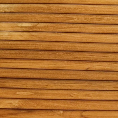 Brown 3D Embossed Striped Teak Reclaimed Wood Decorative Wall Panels