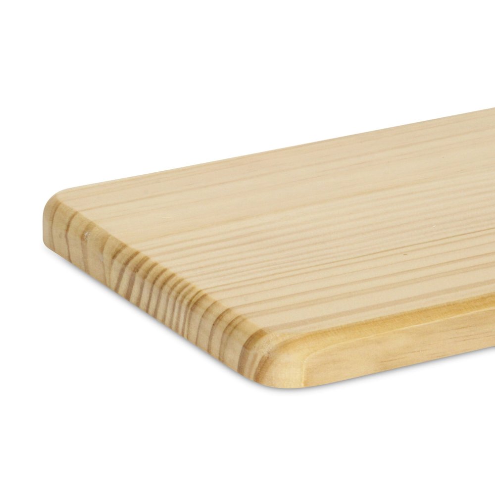 Bandeja de tocador de madera maciza natural de 12" hecha a mano