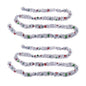 Set of Two Silver And Red Shatterproof Picks