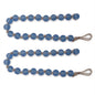 Set of Two Blue Glass Picks