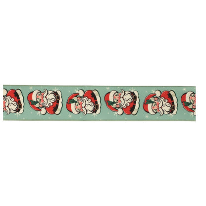 Set of Two Green Red And White Shatterproof Ribbons