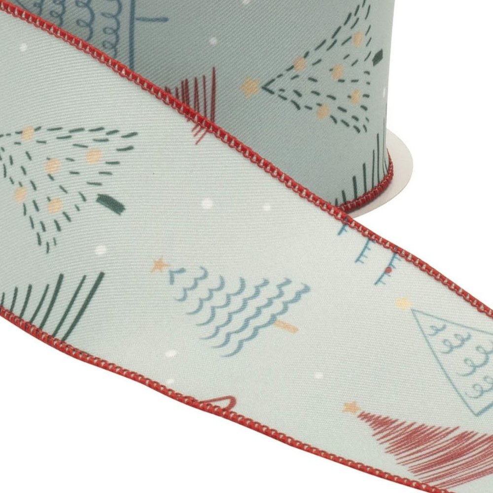 Set of Two White Blue And Red Shatterproof Ribbons