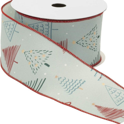 Set of Two White Blue And Red Shatterproof Ribbons