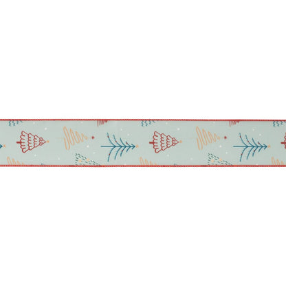 Set of Two White Blue And Red Shatterproof Ribbons