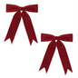 Set of Two Red Shatterproof Bows