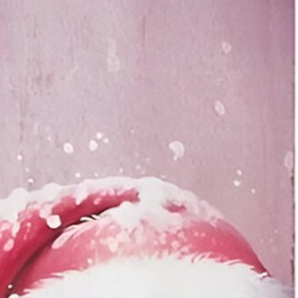 36" Red And White Christmas Santa Solid Wood Porch Sign