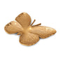 Bandeja para servir mariposa de aluminio fundido dorado de 18"