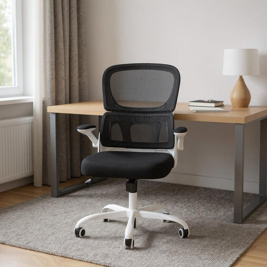 Black Adjustable Height Swivel Rolling Gaming Chair