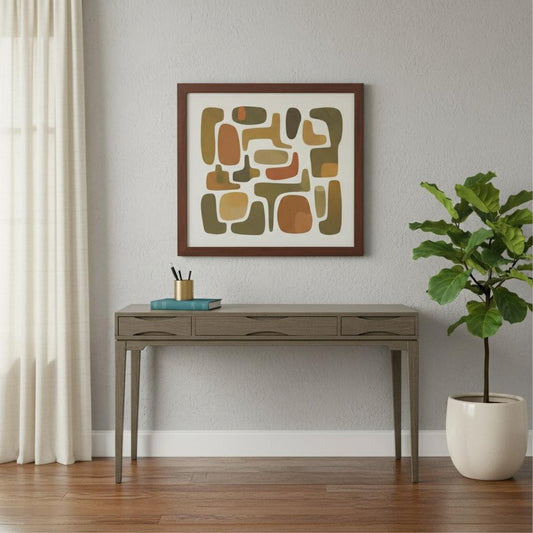 60" Gray Wood Computer Desk