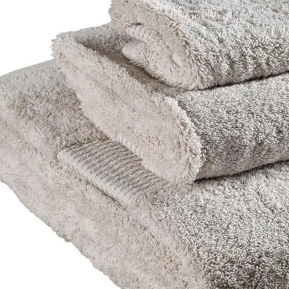 Set of Two Beige Cotton 13" X 13" Quick Dry Terry Cloth Washcloths