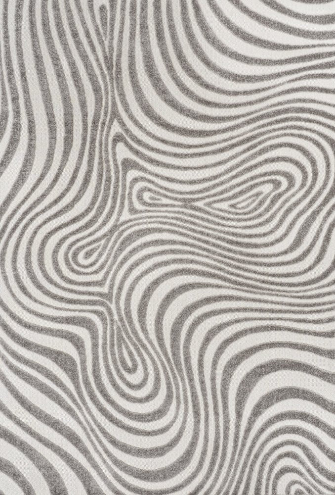 10' X 13' Gray And Ivory Abstract Indoor Outdoor Area Rug