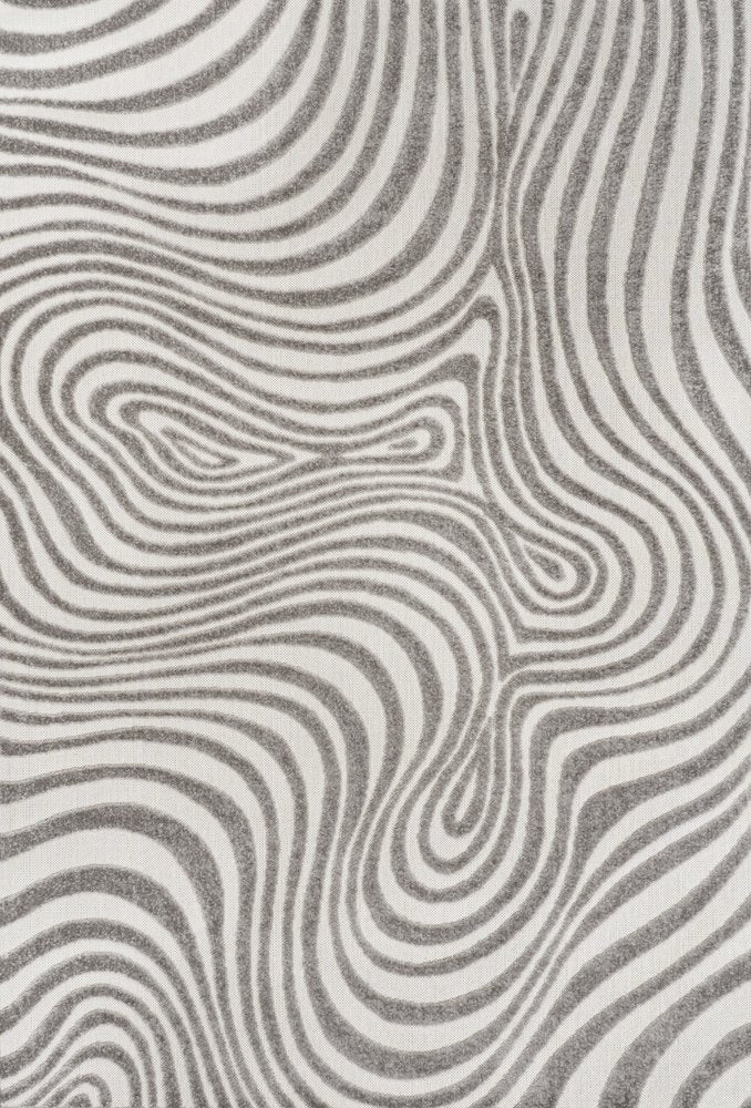 10' X 13' Gray And Ivory Abstract Indoor Outdoor Area Rug