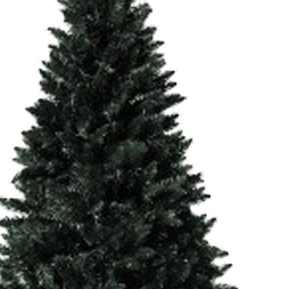 6' Black Pre Lit Full Spruce Christmas Tree With Decorations