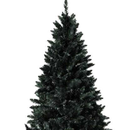 6' Black Pre Lit Full Spruce Christmas Tree With Decorations