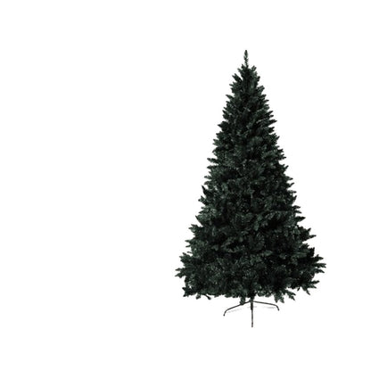 6' Black Pre Lit Full Spruce Christmas Tree With Decorations