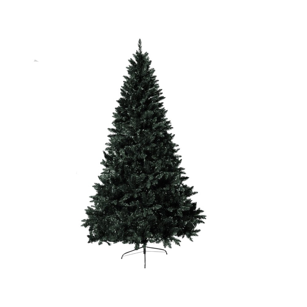 6' Black Pre Lit Full Spruce Christmas Tree With Decorations