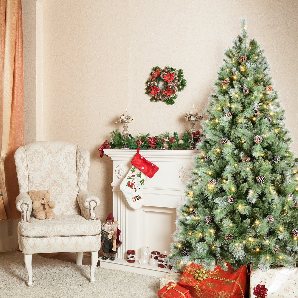9' Full Pine Christmas Tree
