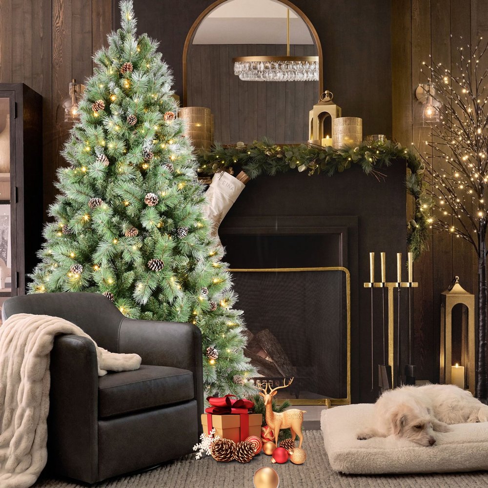 9' Full Pine Christmas Tree