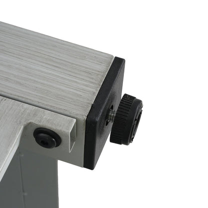 50000 BTU 45" Gray Aluminum Propane Rectangular Fire Pit With Cover