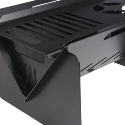 50000 BTU 16" Black Steel Propane Rectangular Fire Pit With Cover