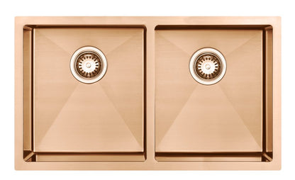 10" X 33" Gold Stainless Steel Undermount With Sink