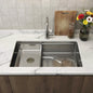 9" X 30" Silver Stainless Steel Undermount Kitchen Sink