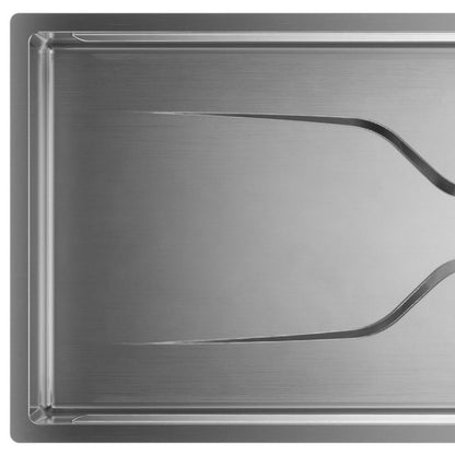 9" X 30" Silver Stainless Steel Undermount Kitchen Sink