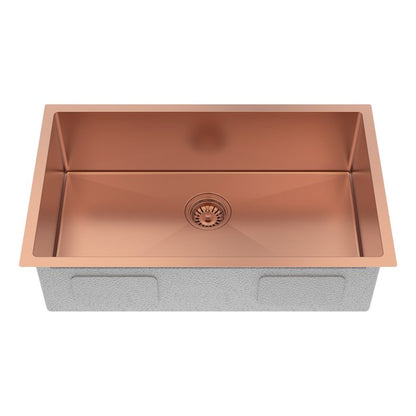 10" X 30" Gold Stainless Steel Undermount Kitchen Sink