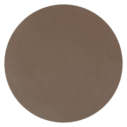 14" Dark Brown Faux Concrete Round Outdoor Side Table