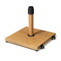 Light Brown Market Umbrella Steel In Ground Adjustable Umbrella Base With Wheels
