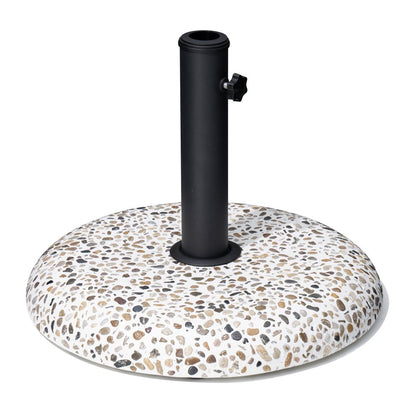 Stone Market Umbrella Steel In Ground Adjustable Umbrella Base