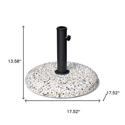 Stone Market Umbrella Steel In Ground Adjustable Umbrella Base