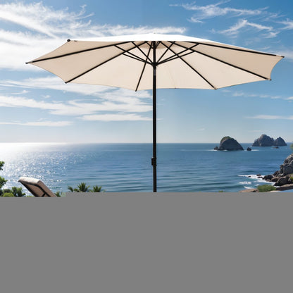 Stone Market Umbrella Steel In Ground Adjustable Umbrella Base