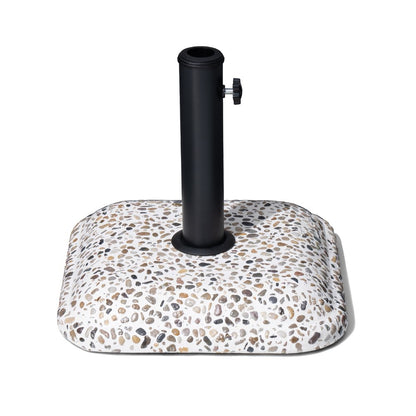 Stone Market Umbrella Steel In Ground Adjustable Umbrella Base