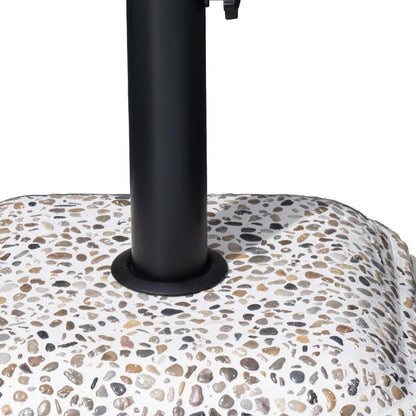 Stone Market Umbrella Steel In Ground Adjustable Umbrella Base