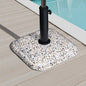 Stone Market Umbrella Steel In Ground Adjustable Umbrella Base