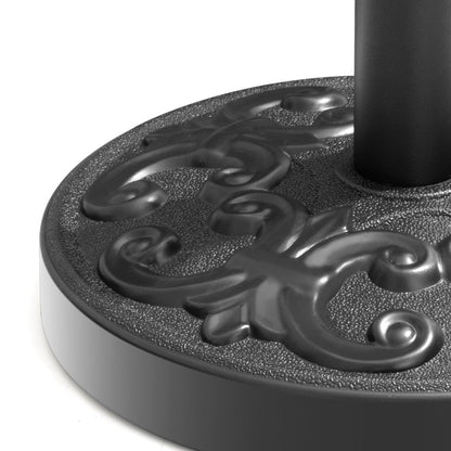 Black Market Umbrella Fillable Steel In Ground Adjustable Umbrella Base