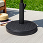 Black Market Umbrella Fillable Steel In Ground Adjustable Umbrella Base