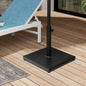 Black Market Umbrella Fillable Steel In Ground Adjustable Umbrella Base