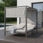 64" X 64" Gray Aluminum Gazebo