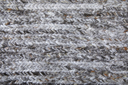 9' X 13' Gray And Brown Handmade Indoor Outdoor Area Rug