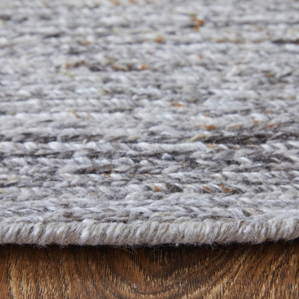 9' X 13' Gray And Brown Handmade Indoor Outdoor Area Rug